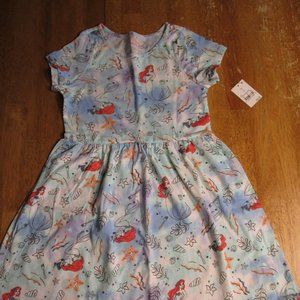 Disney Little Mermaid girl size 7/8 dress Brand new w/tags